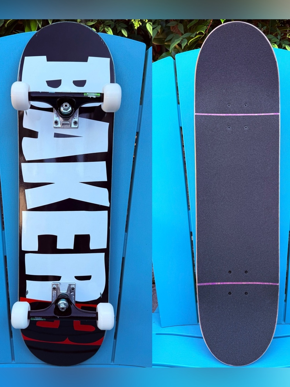 BAKER 3 Complete Skateboard 8.25” x 31.875" Thunder 149 Light Trucks Girl Wheels
